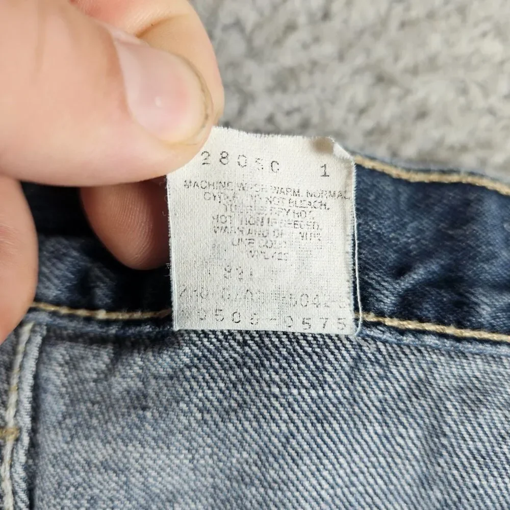 Vintage Levis 505 Jeans Mens 38x31* Regular Straight Distressed Grunge Skater